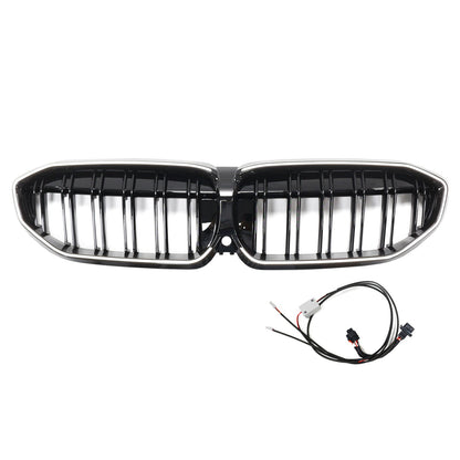 2019-2022 Double Slat Black Kidney Grille 51138072085 Fit BMW 3 Series G20