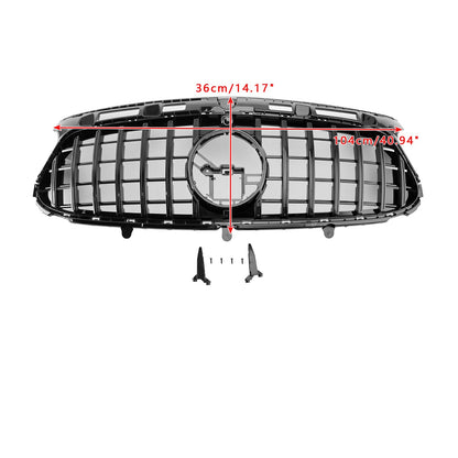 2020-2023 Mercedes Benz GLA-Class H247 GLA250 AMG Line GTR Grill Front Bumper Replacement Black Grille