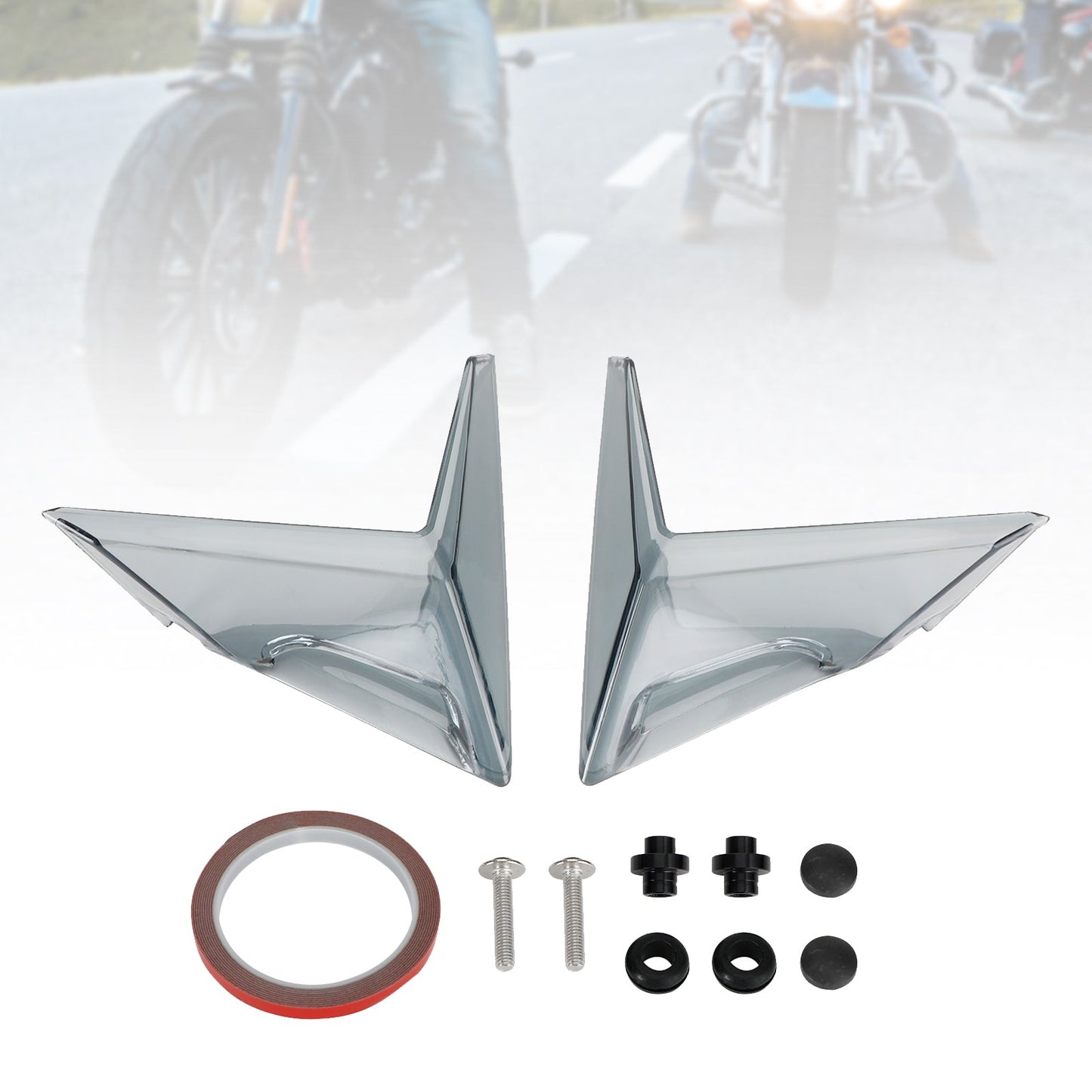 Ailettes de déflecteur d'aile latérale de carénage supérieur pour Honda Forza 750 2021-2022