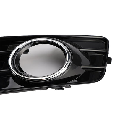 2009-2012 Front Lower Bumper Grille Fog Light Cover Fit Audi A3 S-Line S3