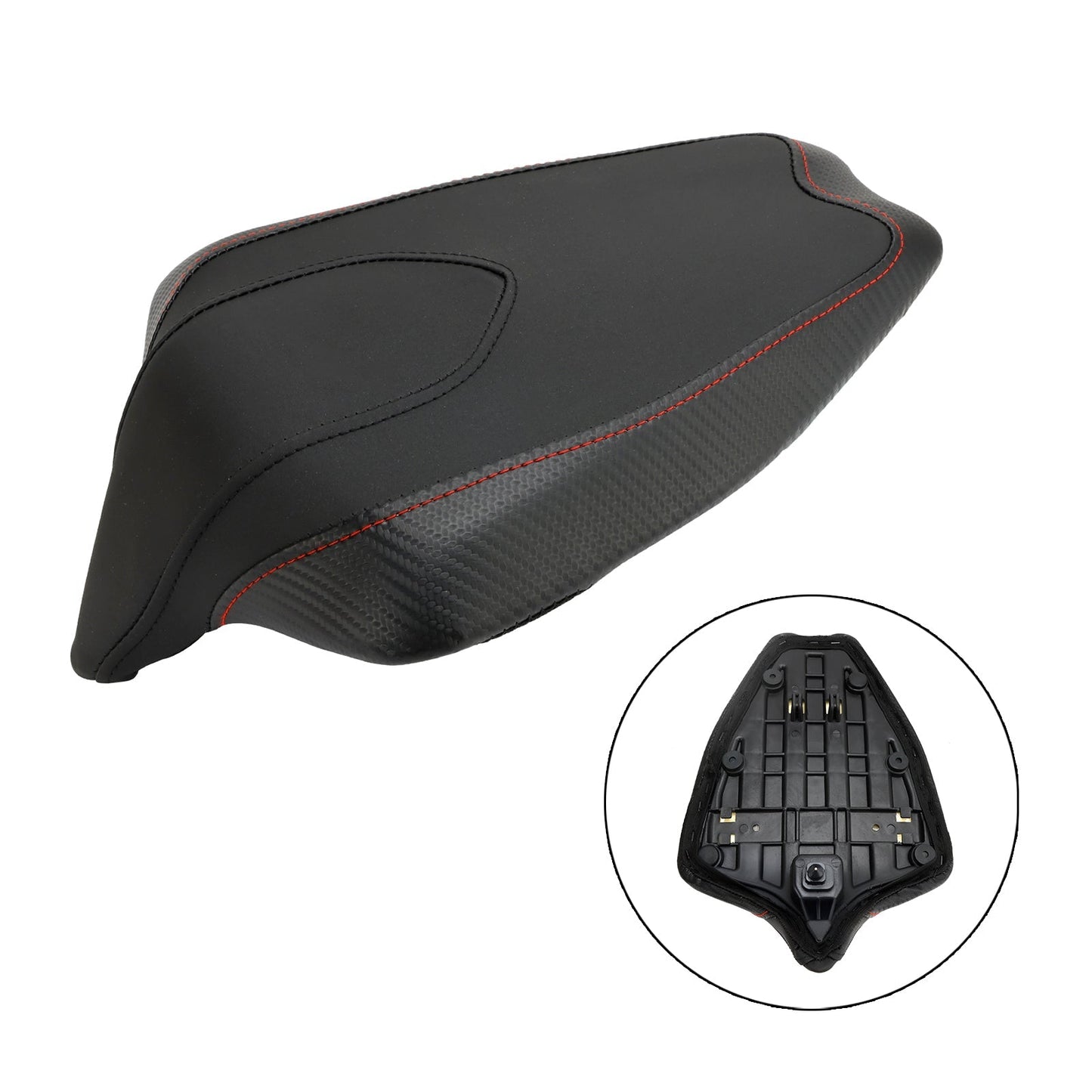 Coussin de siège arrière plat en polyuréthane pour passager, compatible avec Aprilia RS 660 Tuono 660 2020-2023