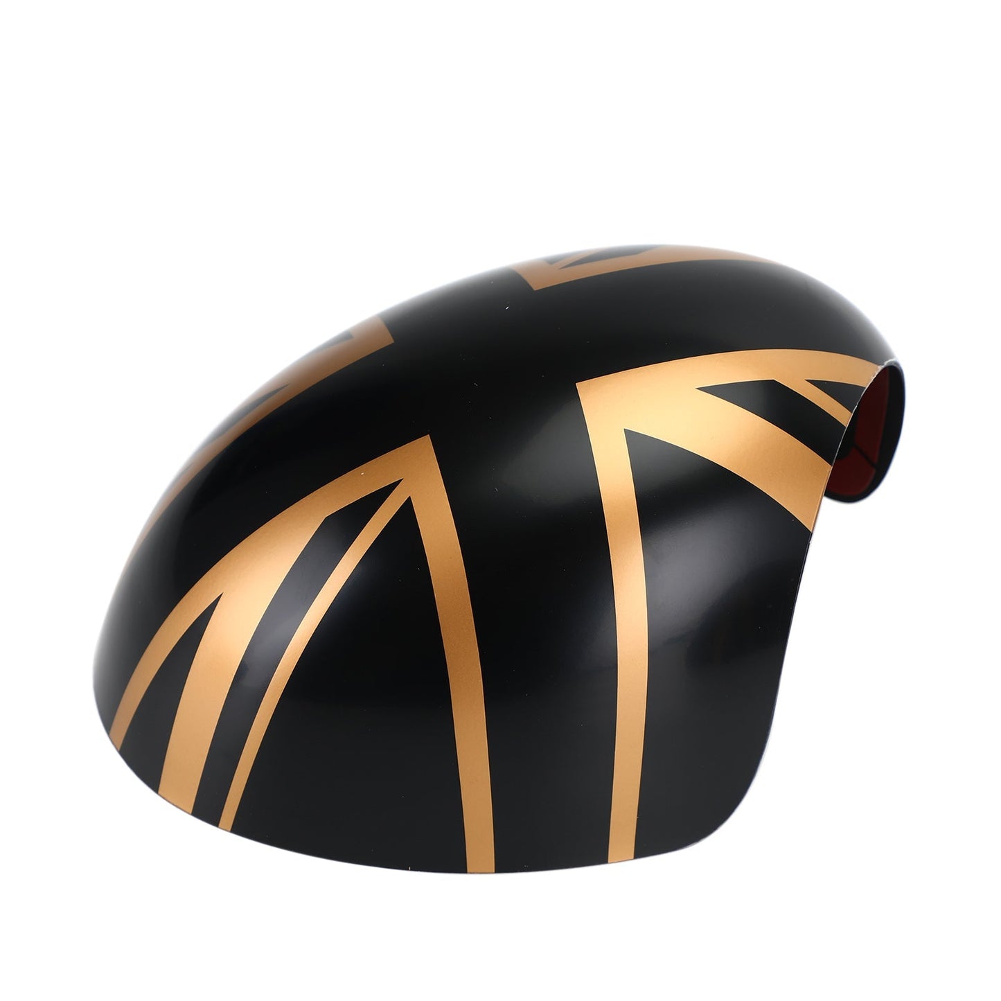 MINI Cooper R55 R56 R57 Noir/Or 2 x Coques de rétroviseurs Drapeau britannique Union Jack