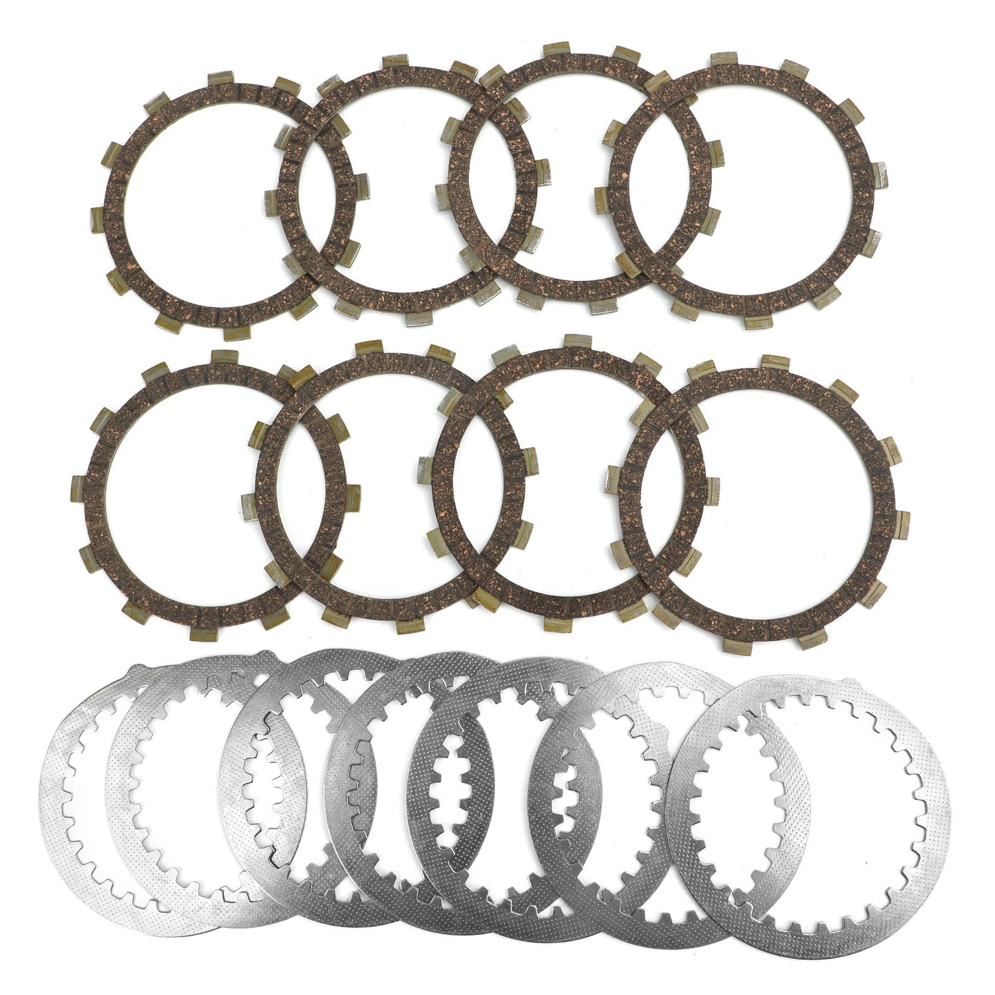 Kit de embrague de acero y placas de fricción compatibles con Yamaha XJ600 51J XS500 FZ600 YX600