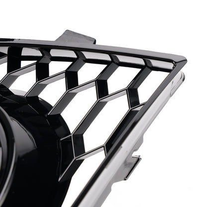 2010-2014 Audi A1 Black Front Bumper Honeycomb Fog Grille Cover