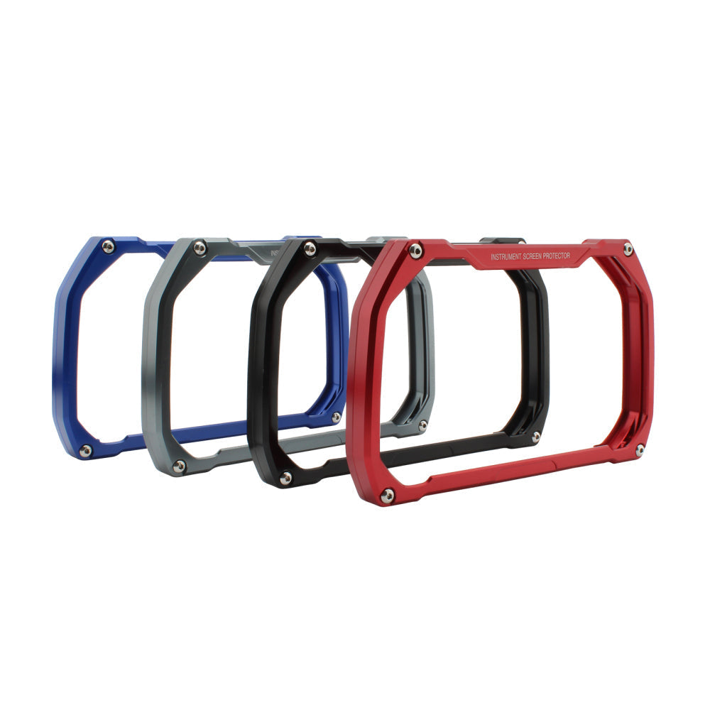 Cubierta protectora de aluminio para velocímetro, color negro, compatible con BMW R1200 Gs 18-20 R1250 Gs 19-20, color rojo