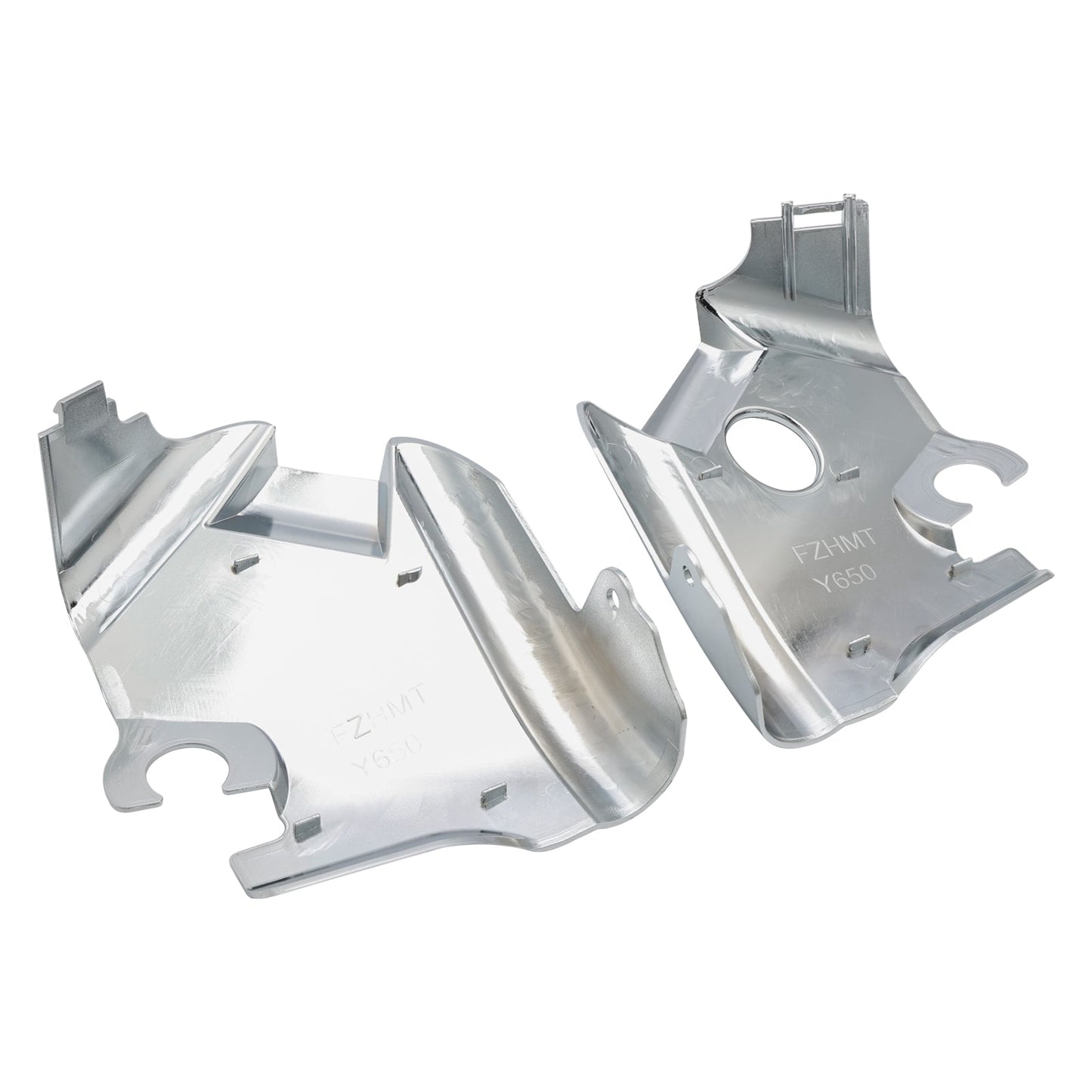 97-03 Yamaha XVS400 XVS650 Drag Star V-Star 650 Cubierta del cuello del marco de la horquilla cromada