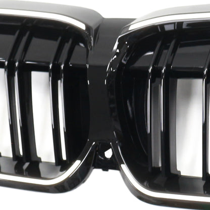 2019-2022 Double Slat Black Kidney Grille 51138072085 Fit BMW 3 Series G20