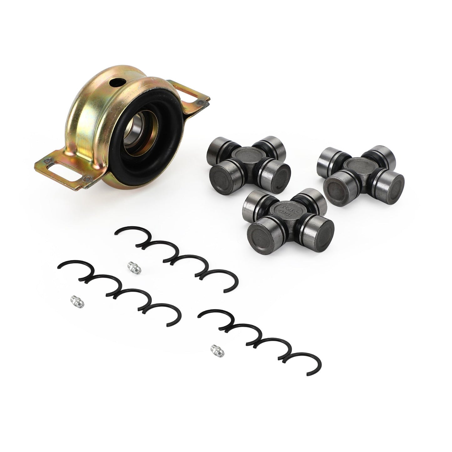 2005-2015 Toyota Tacoma Driveshaft Support Bearing & U-Joints Set 37230-0K040 5-213XS