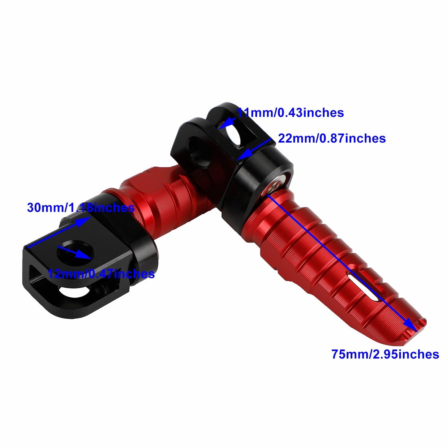 Repose-pieds avant pour CFMOTO 250SR 250NK 400NK 650NK 400GT 2019-2022