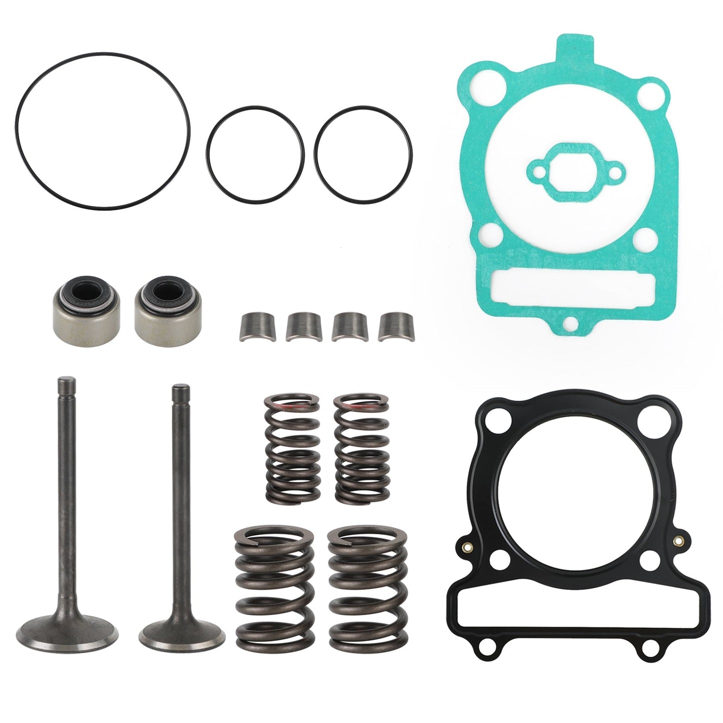 Cylinder Intake Exhaust Valve Gasket Kit for Yamaha Raptor 350 YFM350R 04-2013