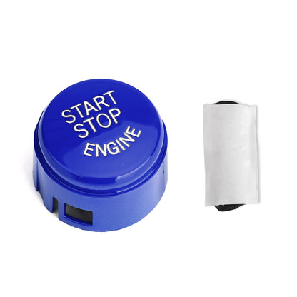 2009-2018 BMW 1 Series/2 Series/3 Series/4 Series/5 Series/6 Series/7 Series/X1 Series/X3 Series/X4 Series/X5 Series/X6 Series Blue Start Stop Engine Push Button Switch Cover