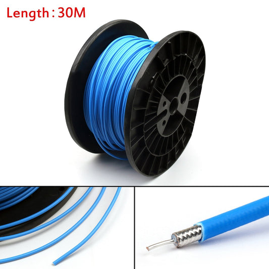 Connecteur de câble coaxial RF RG402, queue de cochon coaxiale semi-rigide RG-402, 30 m