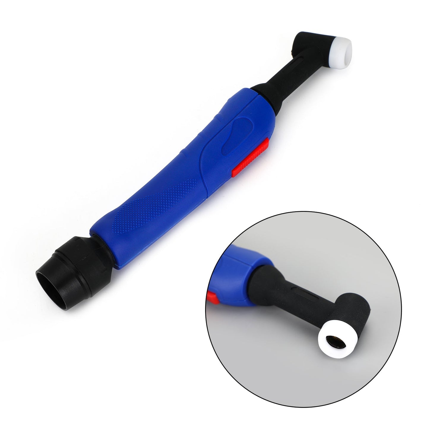 Antorcha de soldadura TIG 26F refrigerada por aire con cuerpo de válvula WP-26F, 200 A, con mango