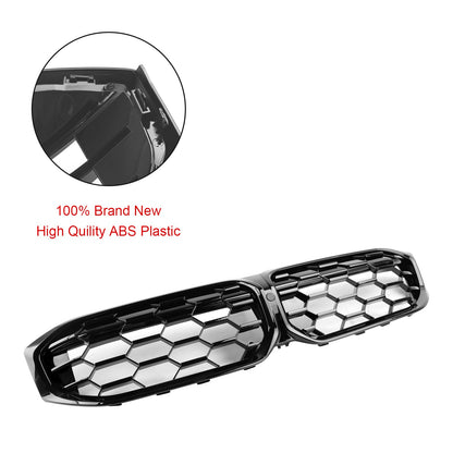 2023.6-2024 BMW 3 Series G20 G21 320i/330i/M340i/318i/320d Front Kidney Grill Gloss Black Grille