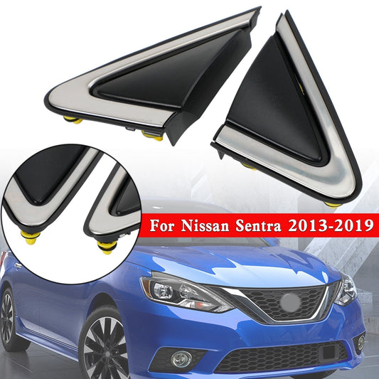 Nissan Sentra 2013-2019 Front Left & Right Fender Trim /Mirror Finisher