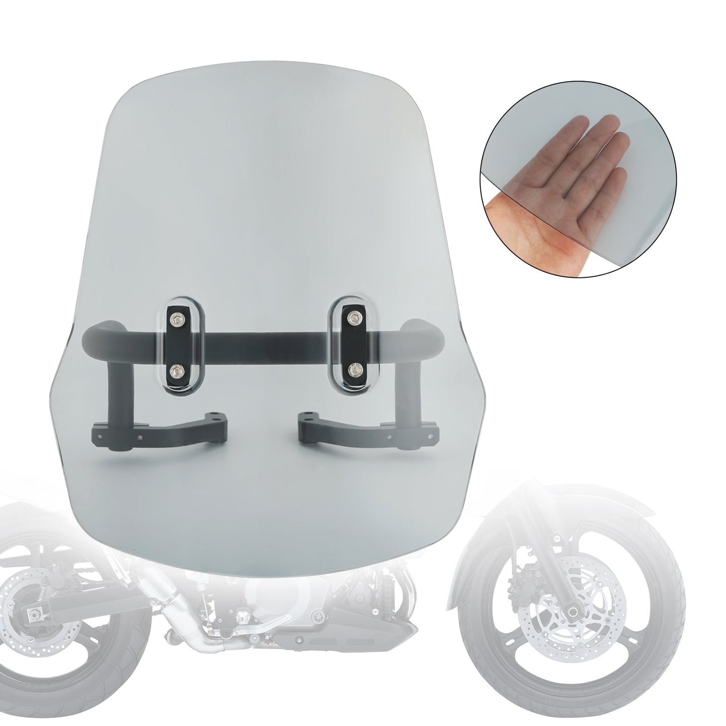 19-23 Honda Hunter Cub CT125 ABS Motorcycle Windshield WindScreen