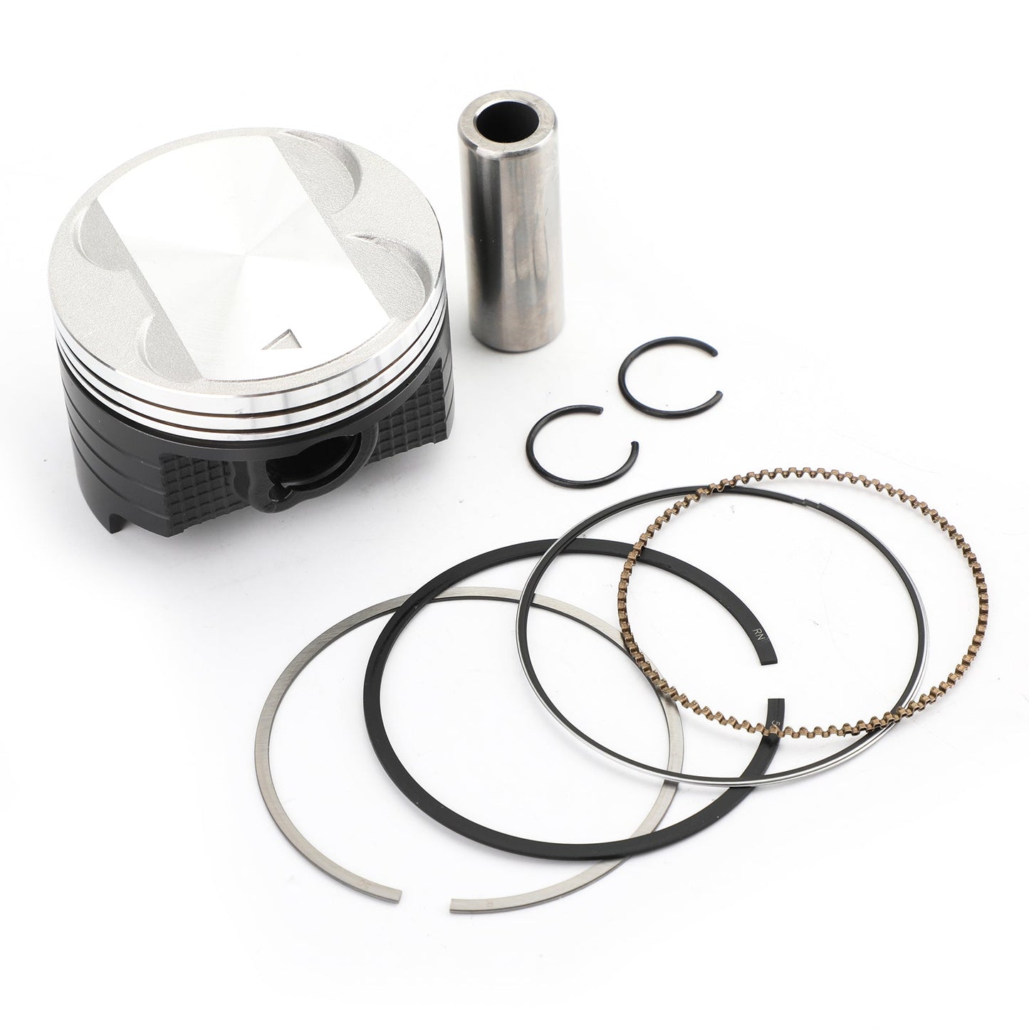 Kit de pasadores y anillos de pistón de 73,50 mm + diámetro interior de 0,50 mm para Suzuki DR250R/S DRZ250 (1998-2007)