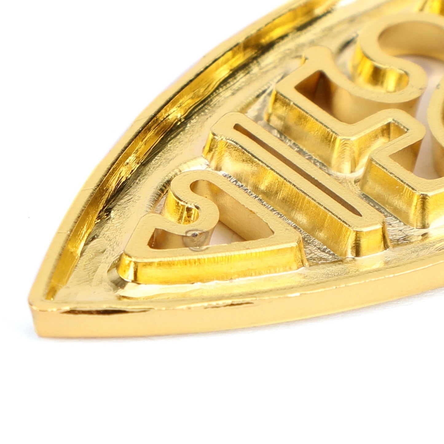 Autocollant 3D pour voiture, emblème religieux, symbole de Jésus, poisson chrétien, doré