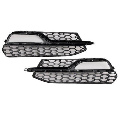 2013-2016 Front Lower Bumper Fog Light Cover Grill Fit AUDI A3 S3 S-Line