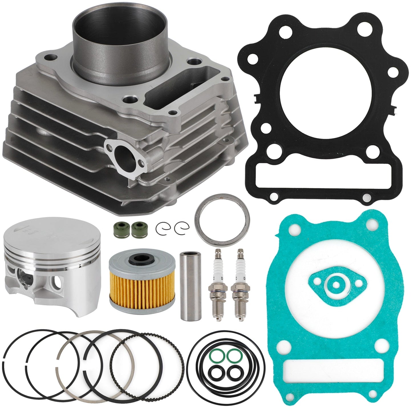 Cylinder Piston Top End Gasket Kit For Honda TRX300 Fourtrax FW 4x4 2x4 88-2000