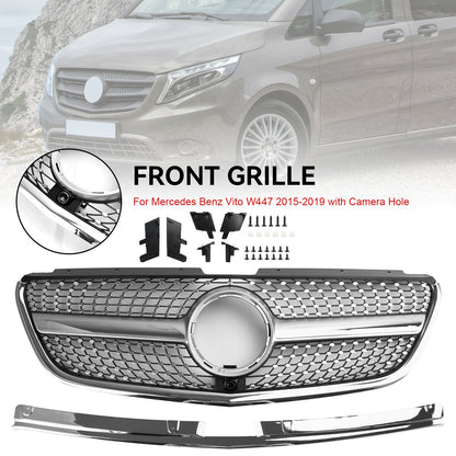 2015-2019 Mercedes Benz Vito W447 111CDI 114CDI 116CDI 119CDI Front Bumper Grill Diamond Grill