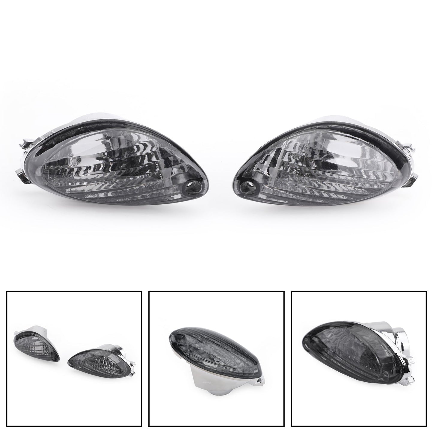 Lentille de clignotants arrière pour Suzuki Hayabusa GSXR1300 2008-2012, accessoire fumé