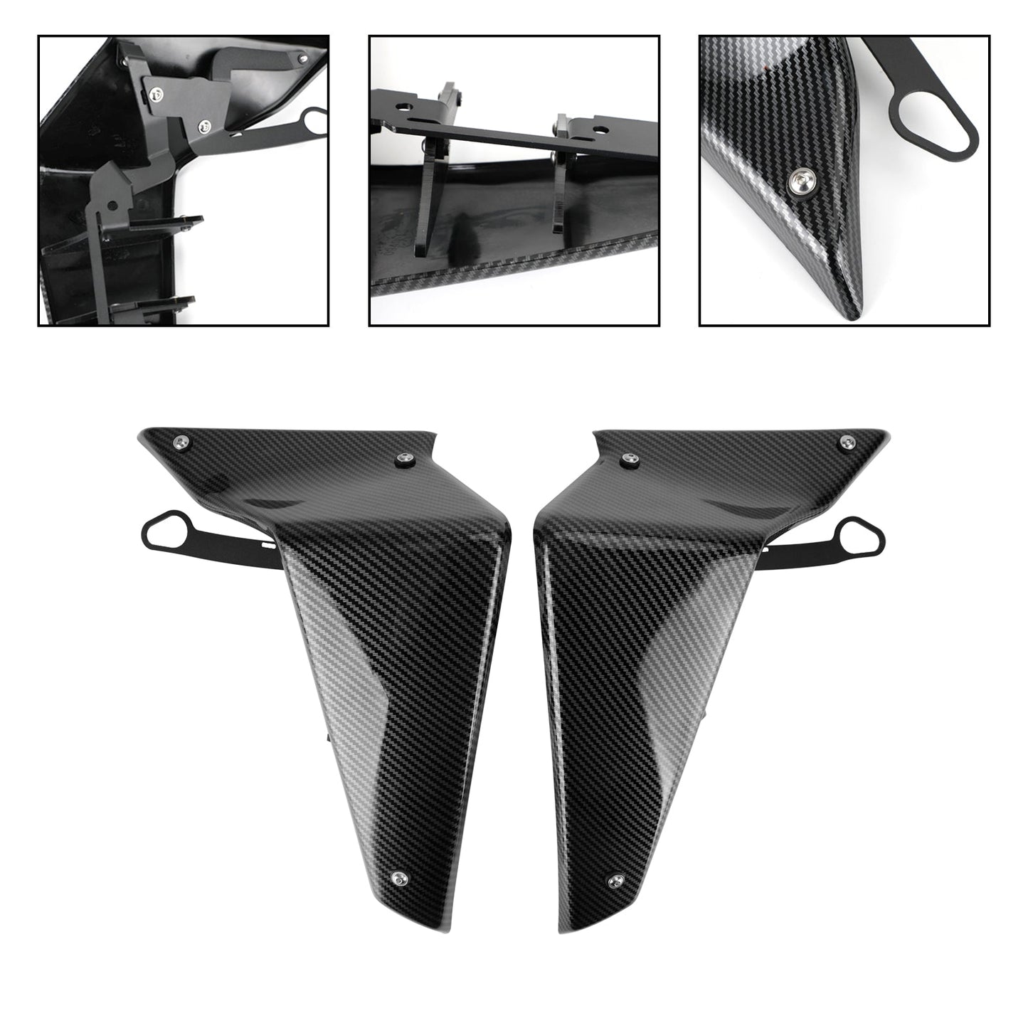 Déflecteurs d'ailes aérodynamiques latéraux pour YAMAHA MT-09 SP FZ09 2021-2022
