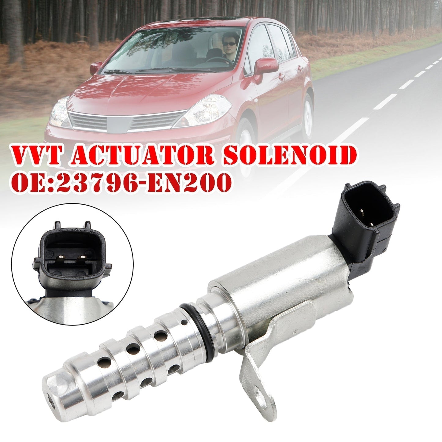 2007 For Nissan Versa Hatchback L4 1.8L Engine Variable Valve Timing VVT Actuator Solenoid 23796-EN200
