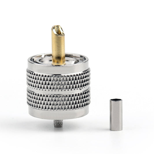 Lot de 10 connecteurs à sertir UHF mâles PL259 pour RG316, RG174, RG178, LMR100