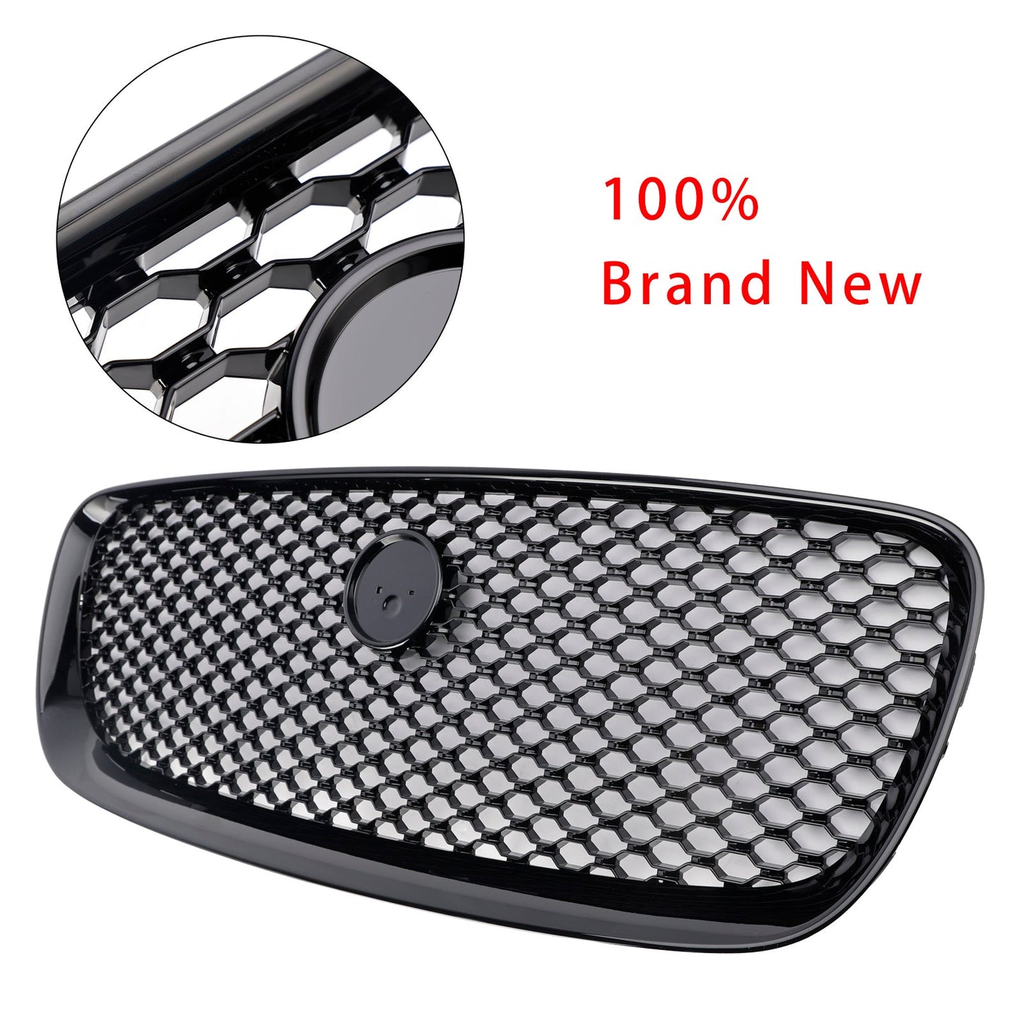 Jaguar F-PACE X761 2016 2017 2018 2019 2020 Front Grille Air Intake Radiator Bumper Black Grill