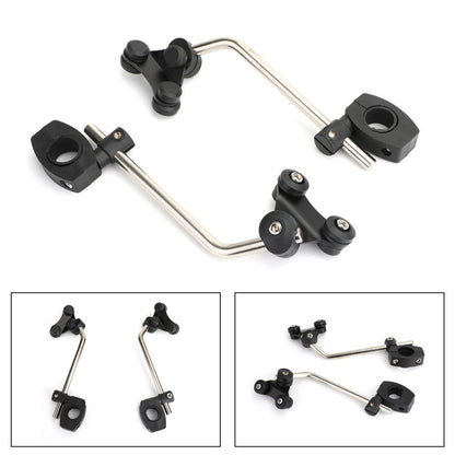 Universal Windscreen Bracket 7/8" 22mm Standard Handlebar Windshield Mount Clamp