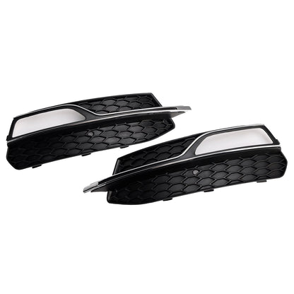 2013-2016 Front Lower Bumper Fog Light Cover Grille Fit AUDI A3 S-Line S3