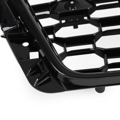 2016-2019 Audi A4/S4 B9 Honeycomb Grill RS4 Style Mesh Hex Grille Replacement Black Grill