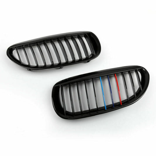 2004-2010 BMW 6 Series E63 Coupe/E64 Convertible 645ci 650i and M6 Gloss Black M Color Grille