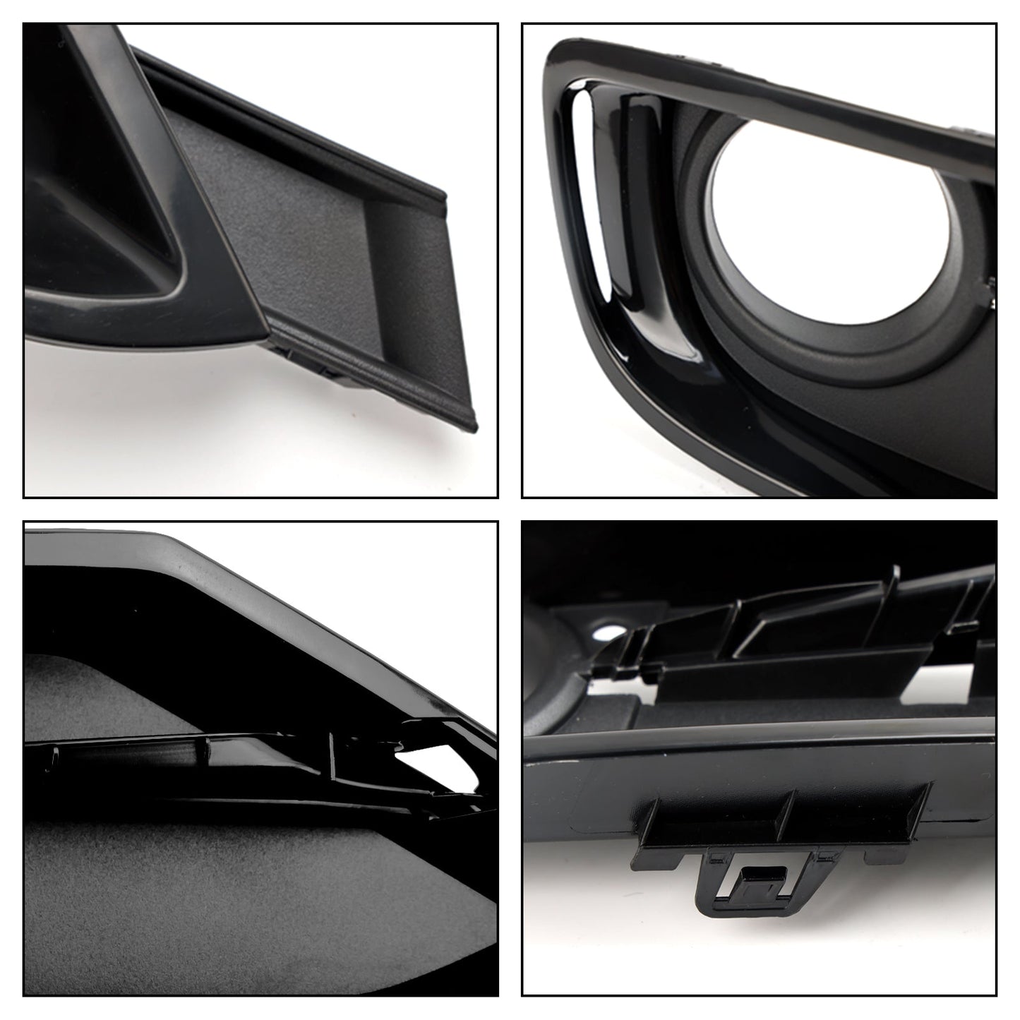 2014-2015 BMW 3 Series 328d 328d xDrive 2PCS Front Bumper Fog Light Grille Covers