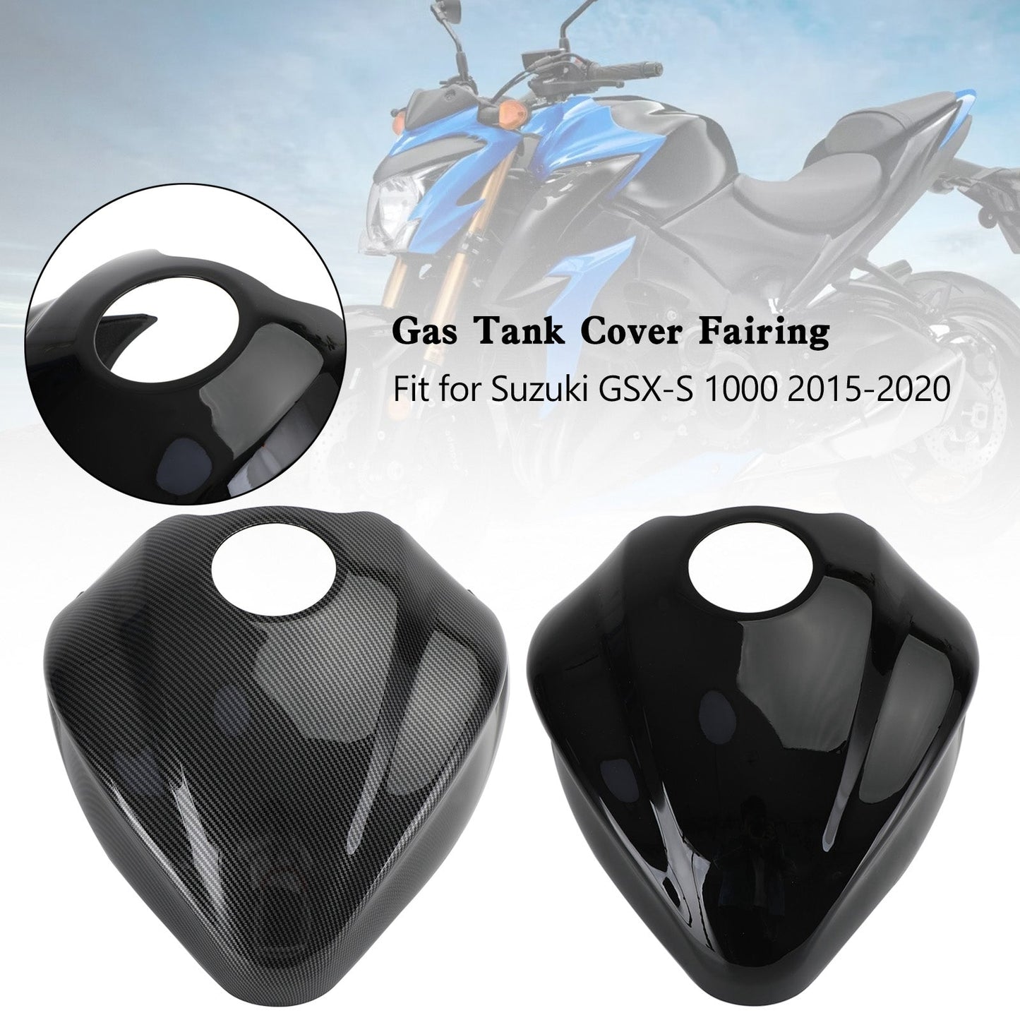 Protection de carénage de couvercle de réservoir d'essence pour Suzuki GSX-S 1000 GSXS 2015-2020