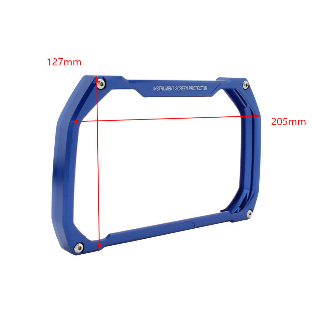 Cubierta protectora de aluminio para velocímetro, color negro, compatible con BMW R1200 Gs 18-20 R1250 Gs 19-20, color rojo