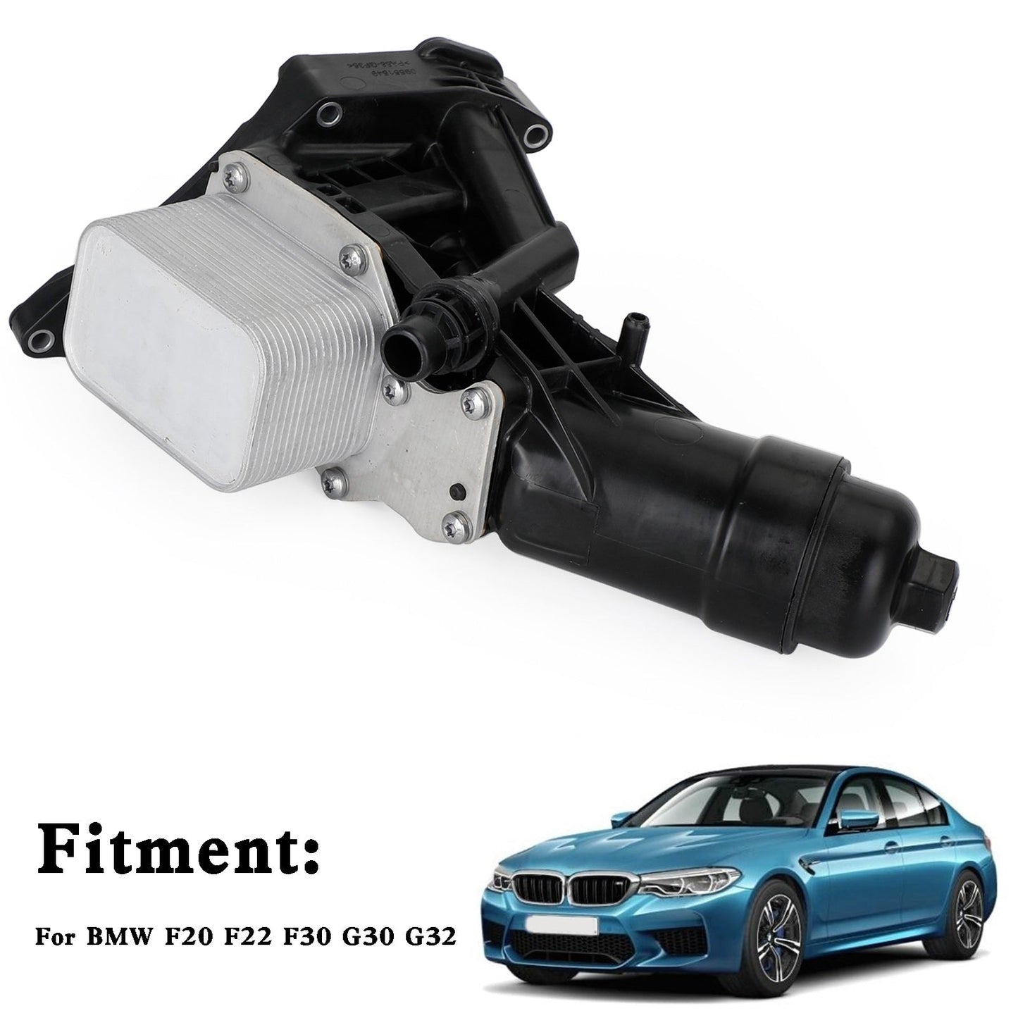 For BMW F20 F22 F30 G30 G32 X4 11428596283 Engine Oil Cooler Filter Housing 11428574005 11428576429