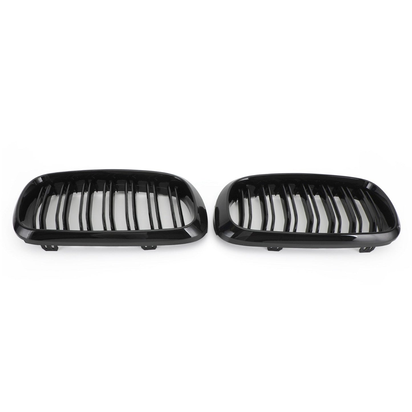 2013-2018 BMW X5 X6 X5M X6M xDrive35i/xDrive50i/xDrive40e/xDrive30d/M50d Front Kidney Gloss Black Grille