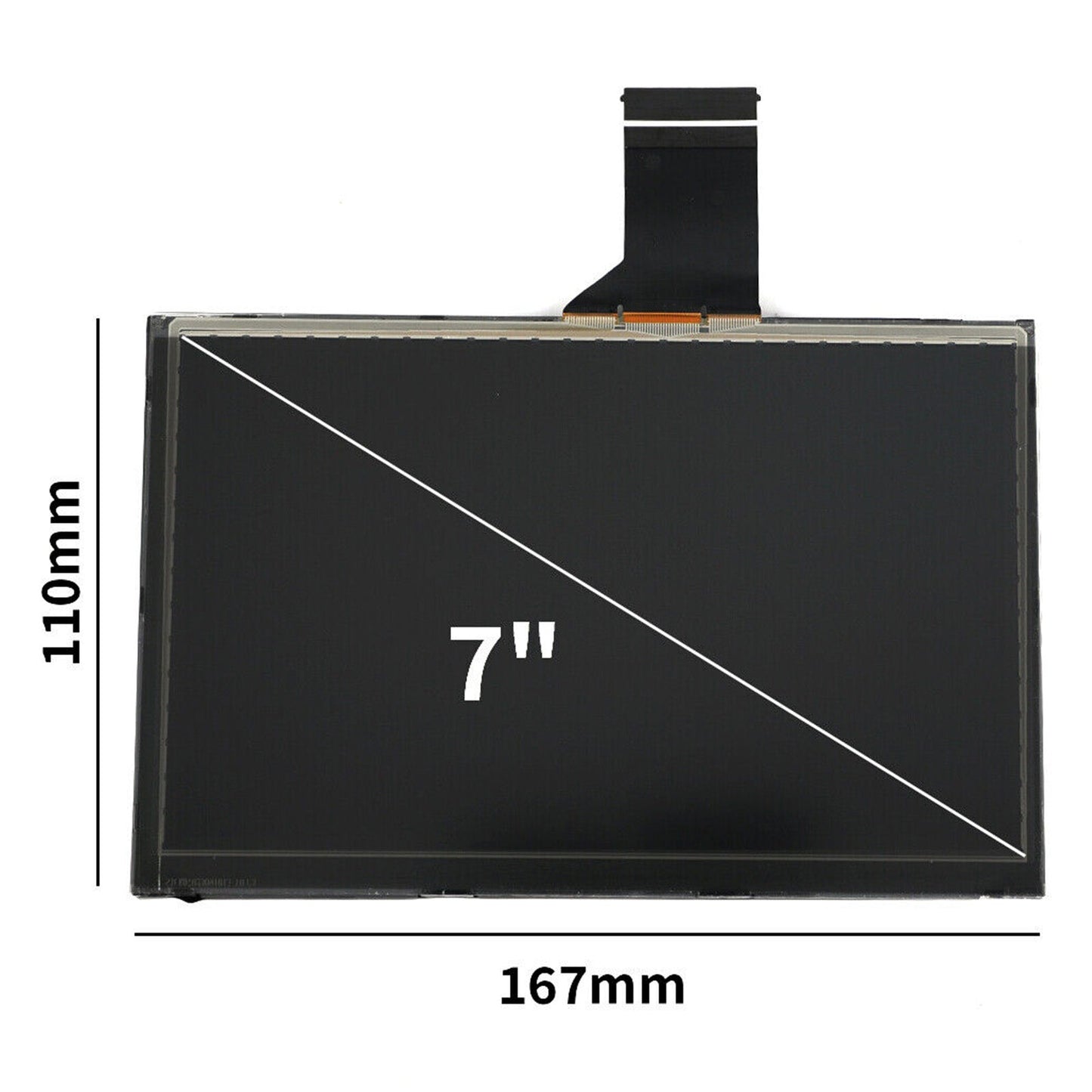 Radio con pantalla táctil LCD de 7" ACT3S5370FPC-A1-E para Jeep Compass 2017-2020 (n.° TDO-WXGA0700K00033-V2)