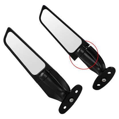 2001-2019 Suzuki GSXR 600 Adjustable Wing Fin Rearview Mirrors