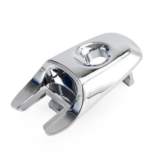 Capuchon de cylindre de serrure de poignée de porte extérieure avant conducteur chromé pour Ford Explorer BA1Z-78218A14-A 2011-2019