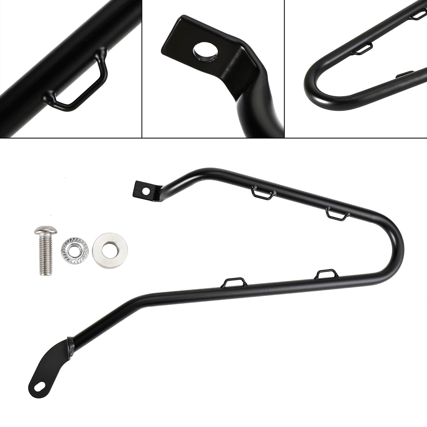 Luggage Rack Side Saddle Bag Mount Bracket Left For Triumph Bobber 2017-2023 22
