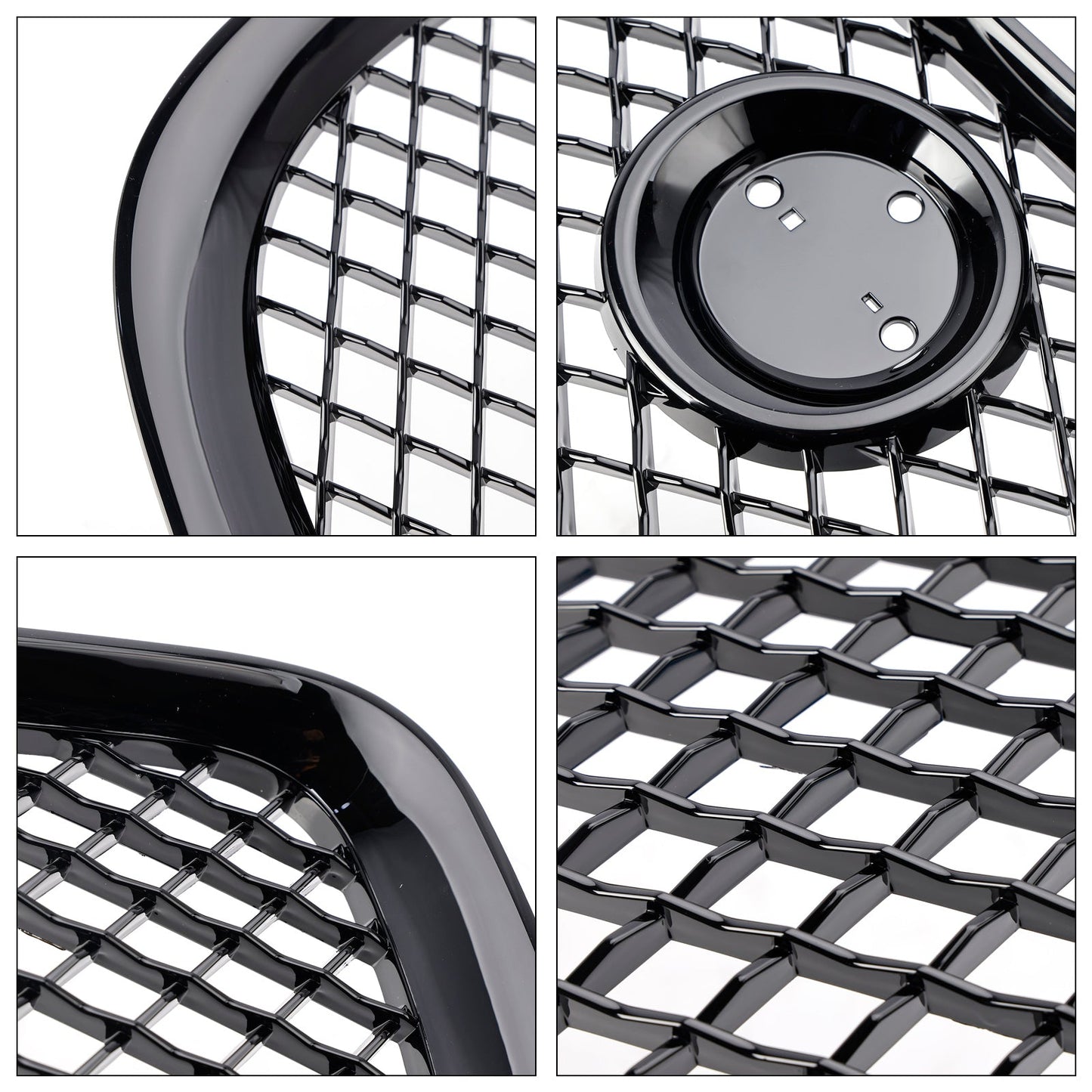 Jaguar XJ 2010-2015 Front Grill Glossy Black Bumper Replacement Grille