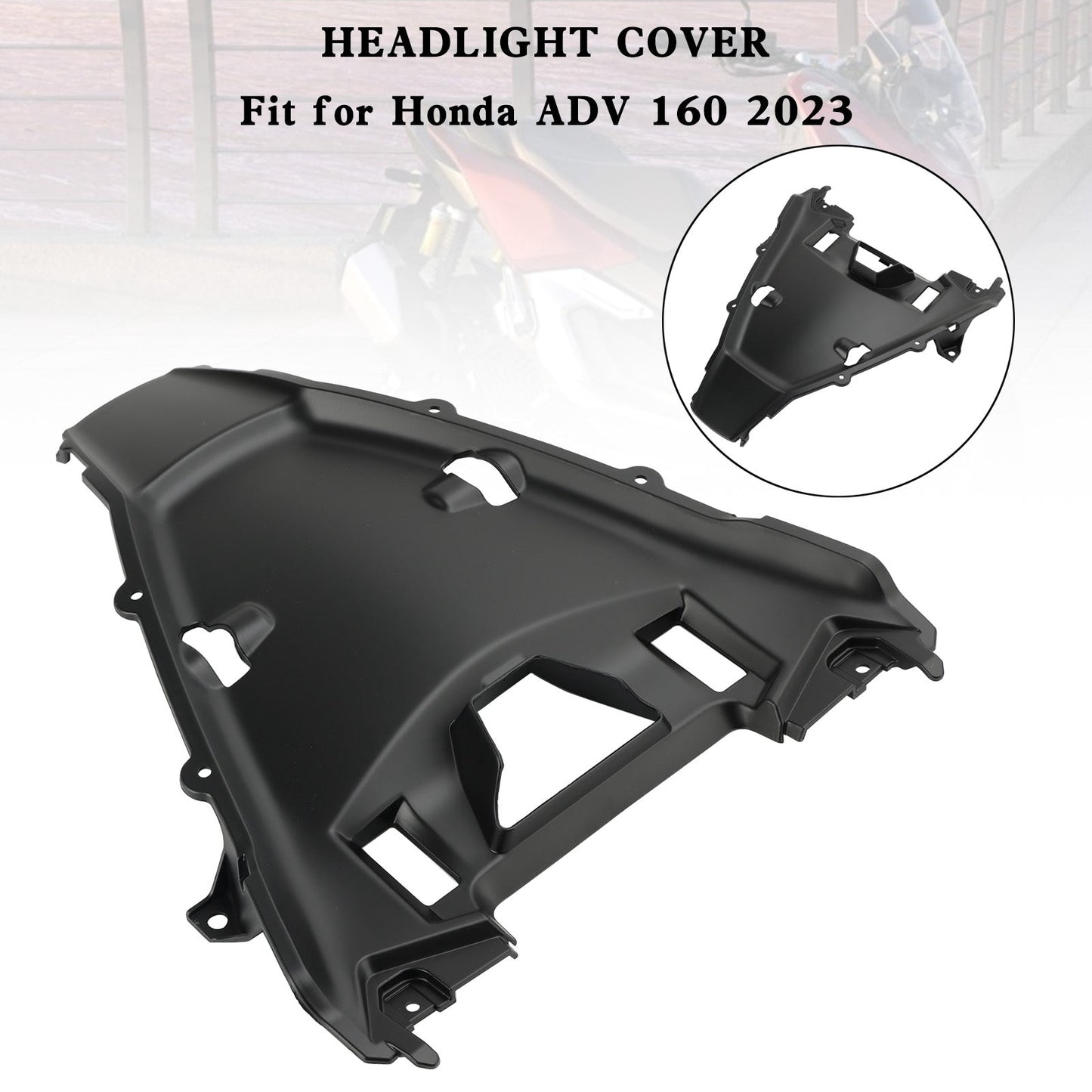 Protector de plástico ABS para faro delantero de Honda ADV 160 2023