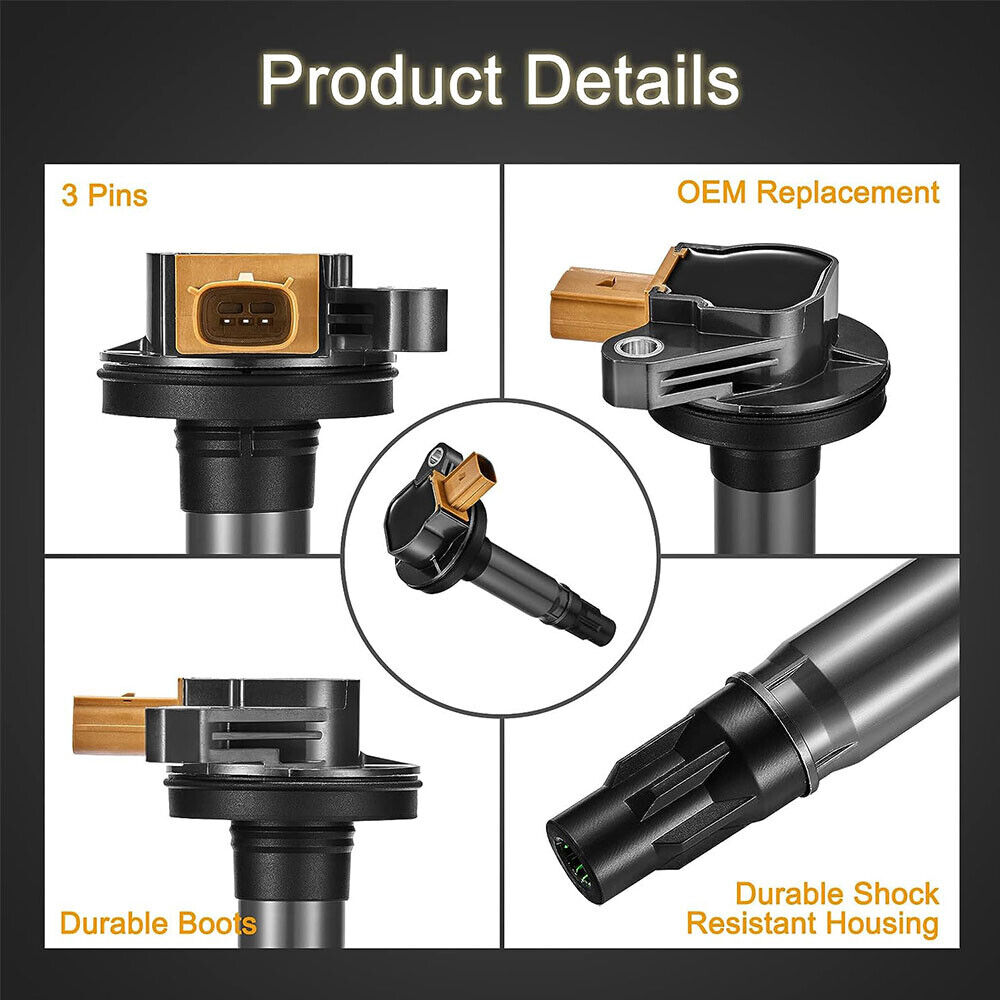 Ford F-150 3,5 L 2011-2015 : 6 bobines d'allumage et bougies d'allumage UF646 SP534 DG549