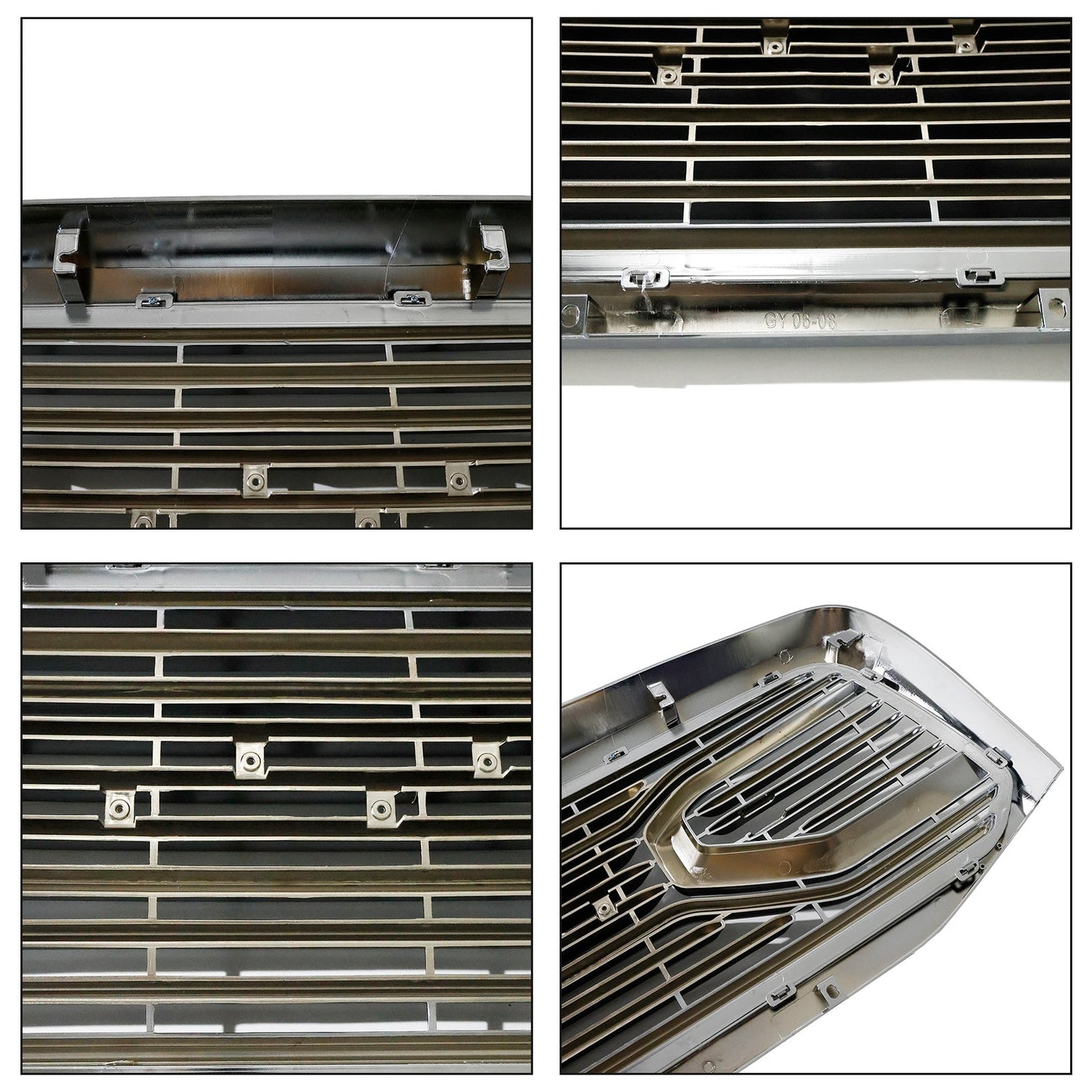 Dodge RAM 1500 2006-08 RAM1500 Chrome Front Bumper Grill Grille