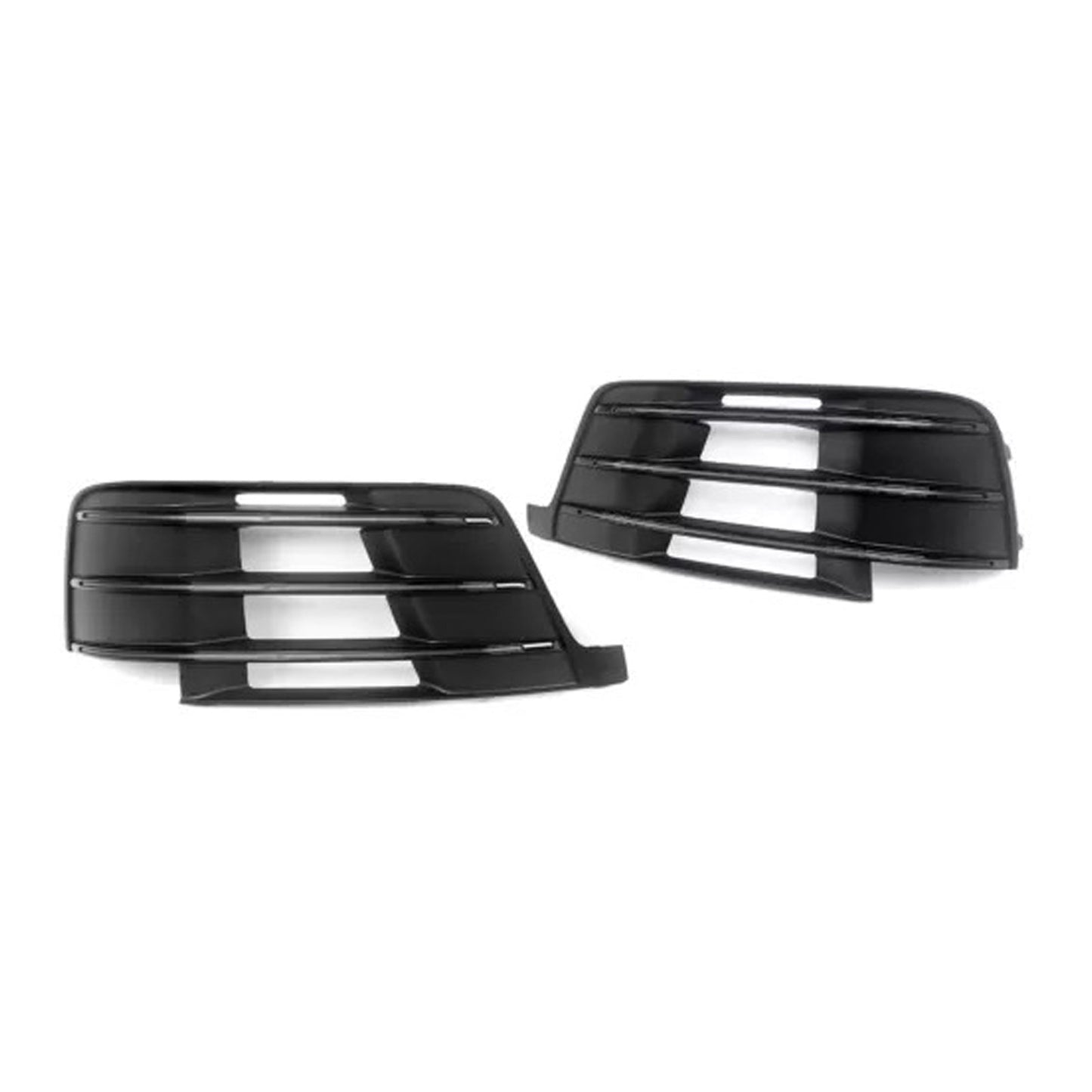 2X Original Car Front Bumper Fog Light Grilles For Audi Q7 S-Line 2016-2019