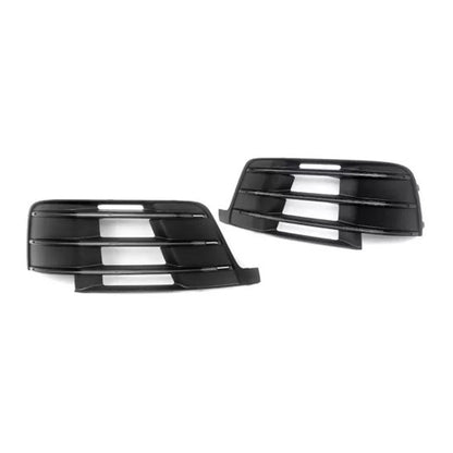 2X Original Car Front Bumper Fog Light Grilles For Audi Q7 S-Line 2016-2019