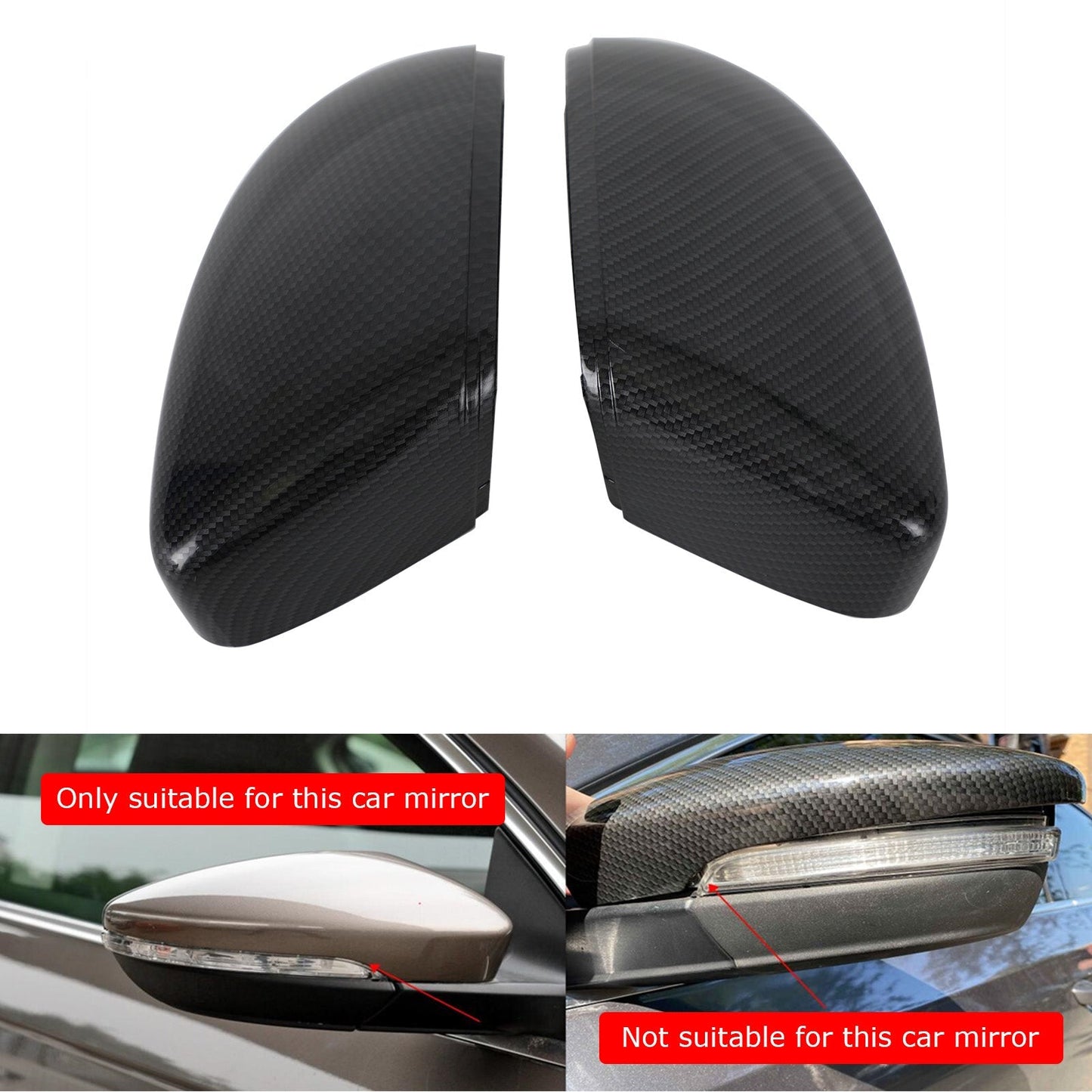 Coque de rétroviseur arrière gauche et droite pour VW Jetta Passat 3C8857537
